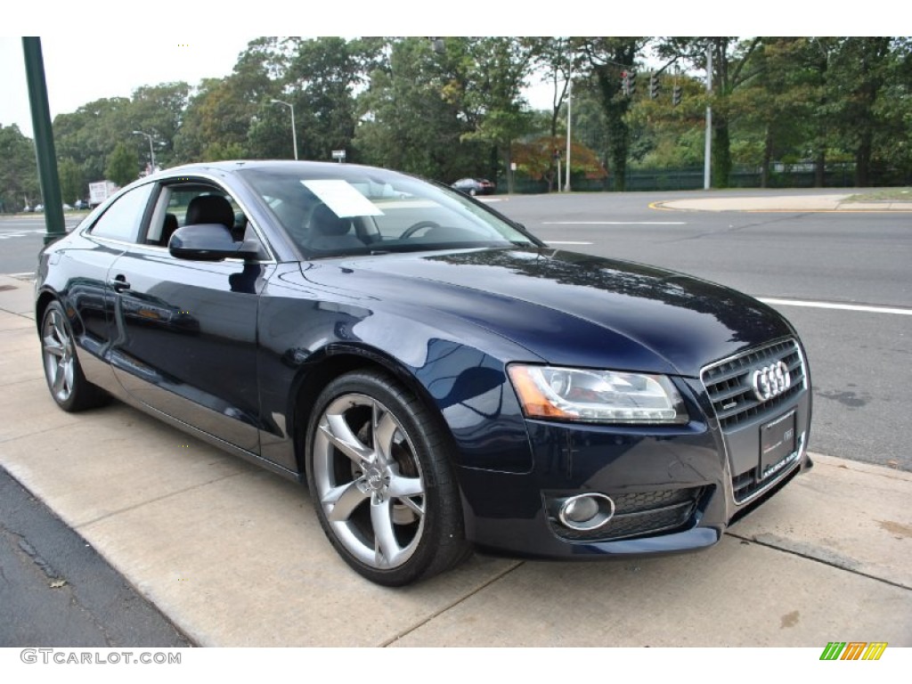 Deep Sea Blue Pearl Effect 2010 Audi A5 2.0T quattro Coupe Exterior Photo #71733362