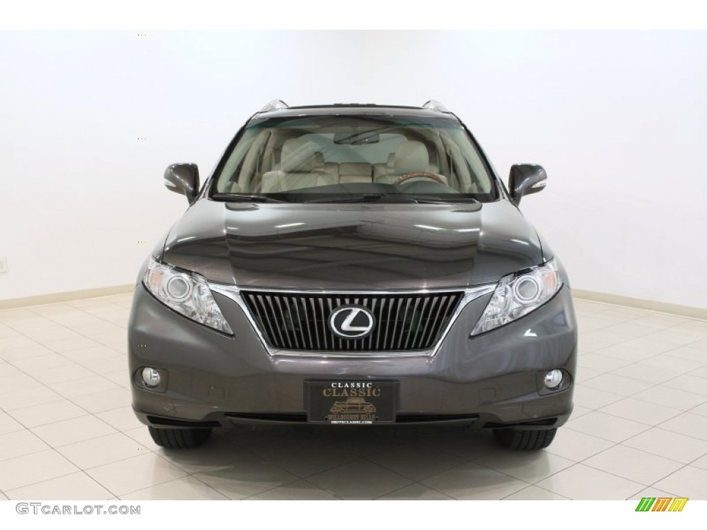 2010 RX 350 AWD - Truffle Brown Mica / Parchment/Brown Walnut photo #2