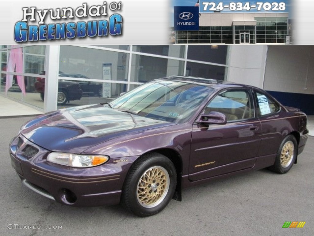 1998 Grand Prix GT Coupe - Medium Purple Metallic / Dark Taupe photo #1