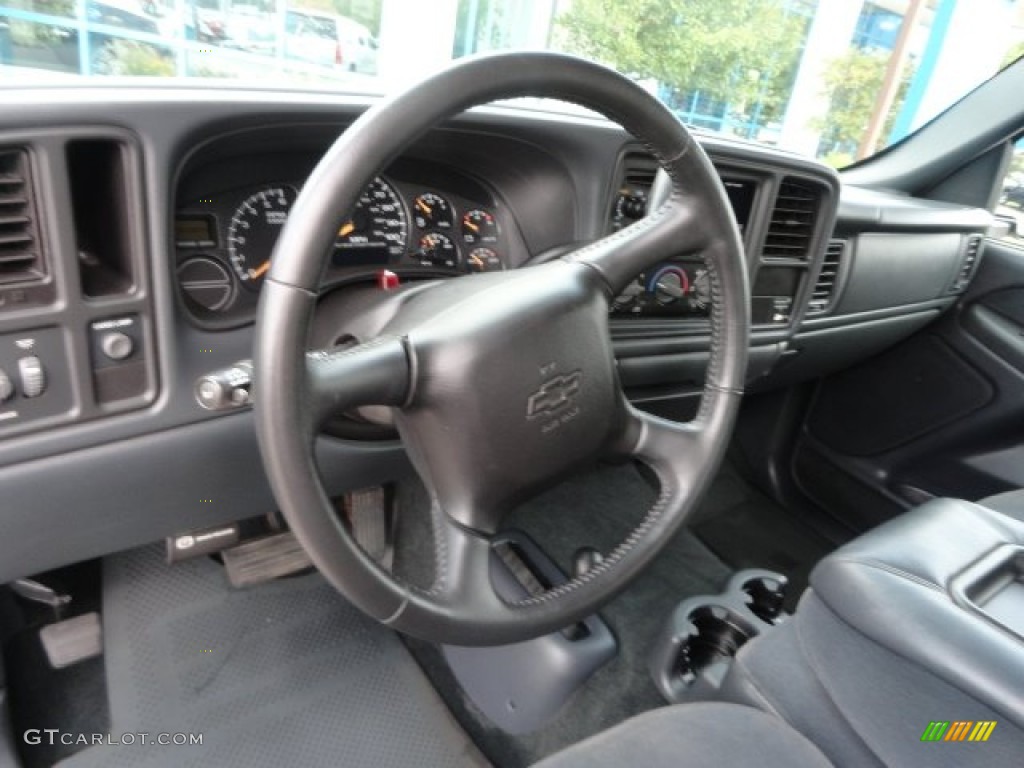 2002 Silverado 1500 LS Extended Cab 4x4 - Light Pewter Metallic / Graphite Gray photo #8