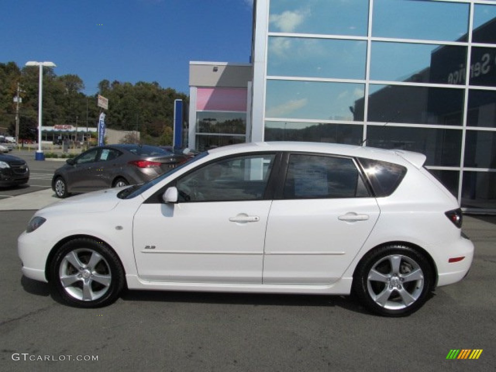 Whitewater Pearl Mica 2006 Mazda MAZDA3 s Hatchback Exterior Photo #71734586