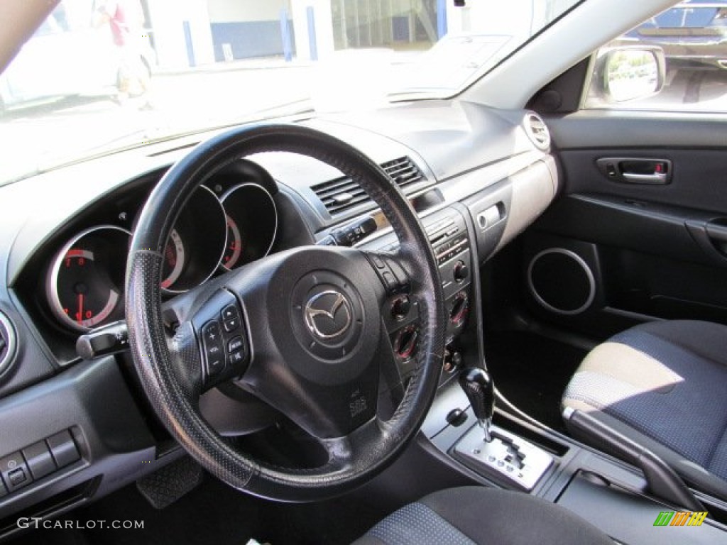 Black Interior 2006 Mazda MAZDA3 s Hatchback Photo #71734679