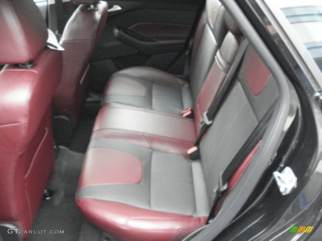 2013 Ford Focus Titanium Hatchback Rear Seat Photo #71735174