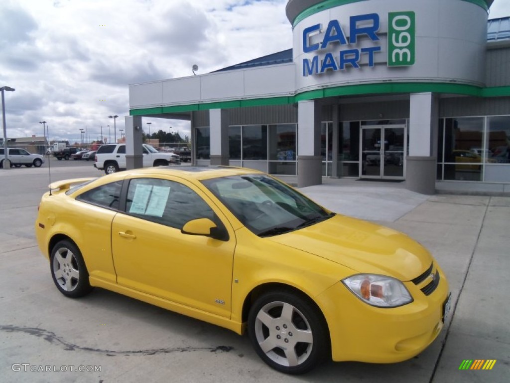 2007 Cobalt SS Coupe - Rally Yellow / Ebony photo #1