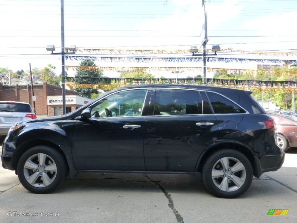 2010 MDX Technology - Crystal Black Pearl / Ebony photo #1