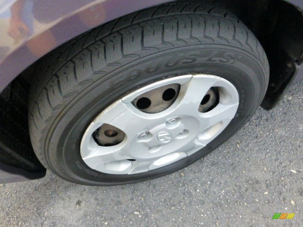 2002 Elantra GLS Sedan - Midnight Gray / Gray photo #7