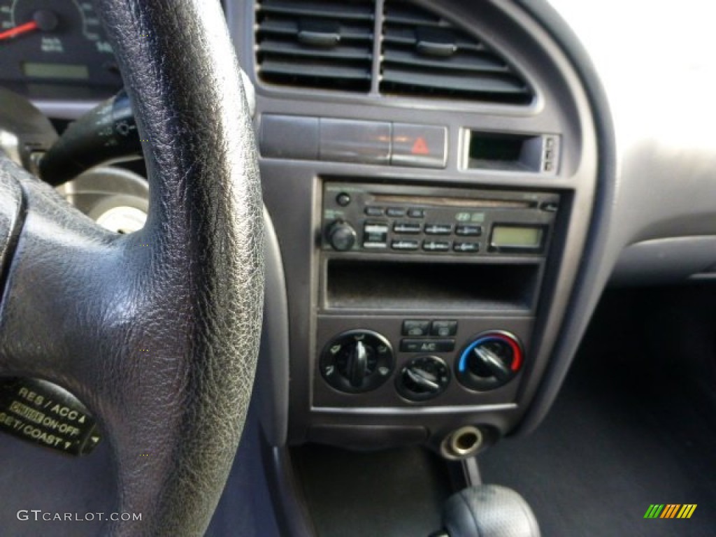 2002 Elantra GLS Sedan - Midnight Gray / Gray photo #13