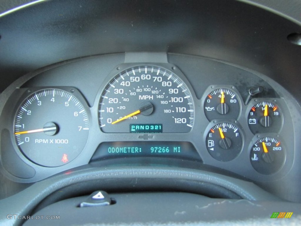 2002 Chevrolet TrailBlazer LTZ 4x4 Gauges Photo #71737682