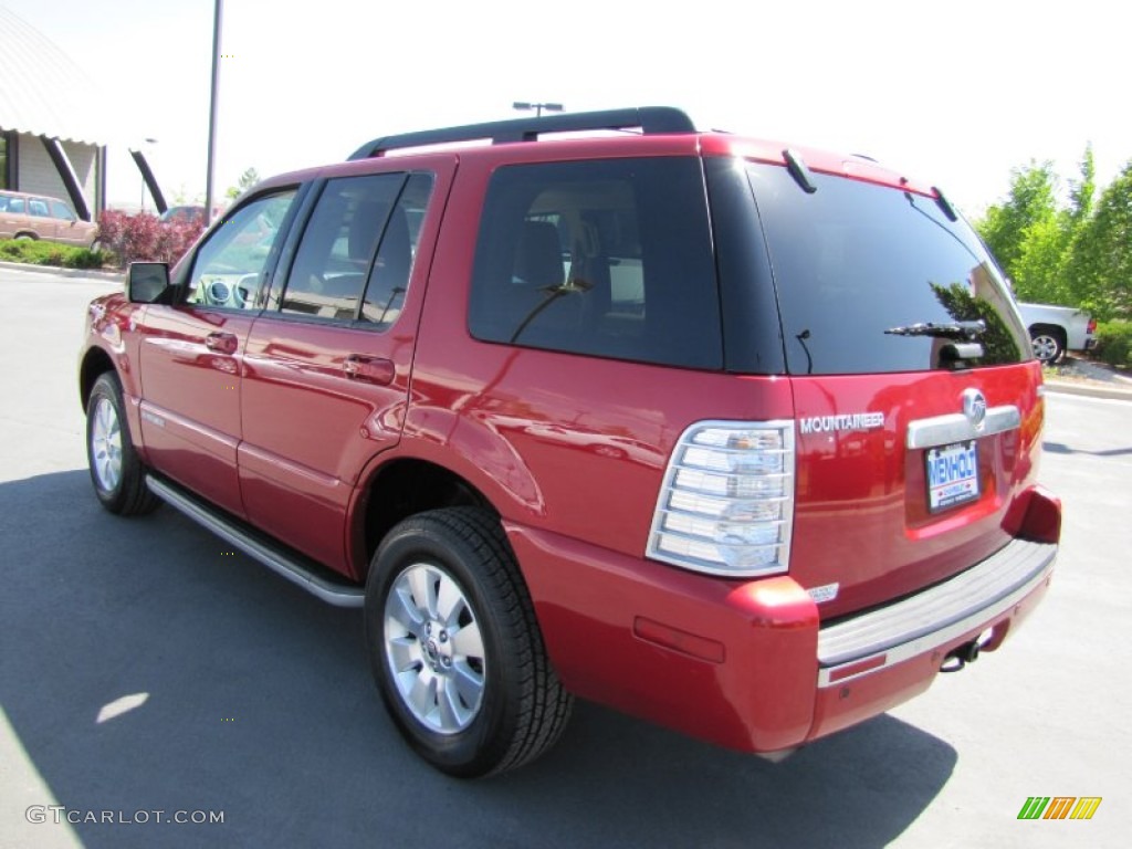 2010 Mountaineer V6 AWD - Sangria Red Metallic / Camel photo #5