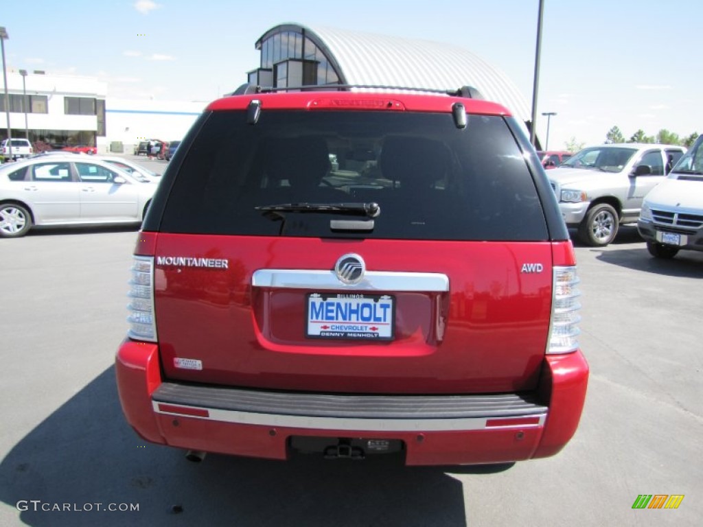 2010 Mountaineer V6 AWD - Sangria Red Metallic / Camel photo #6
