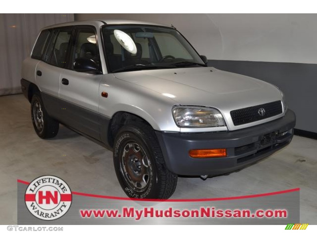 1997 RAV4  - Alpine Silver Metallic / Gray photo #1