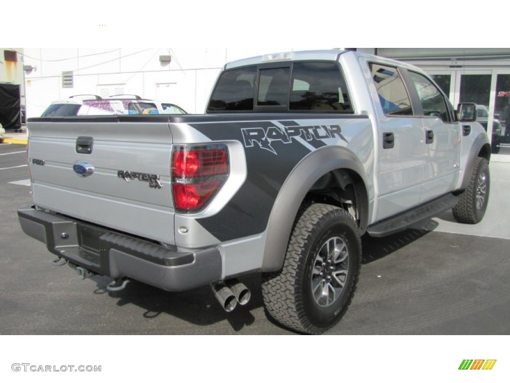 Ingot Silver Metallic 2012 Ford F150 SVT Raptor SuperCrew 4x4 Exterior Photo #71739563