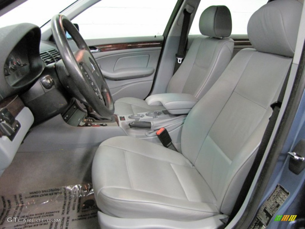 Grey Interior 2004 BMW 3 Series 325i Sedan Photo #71740859
