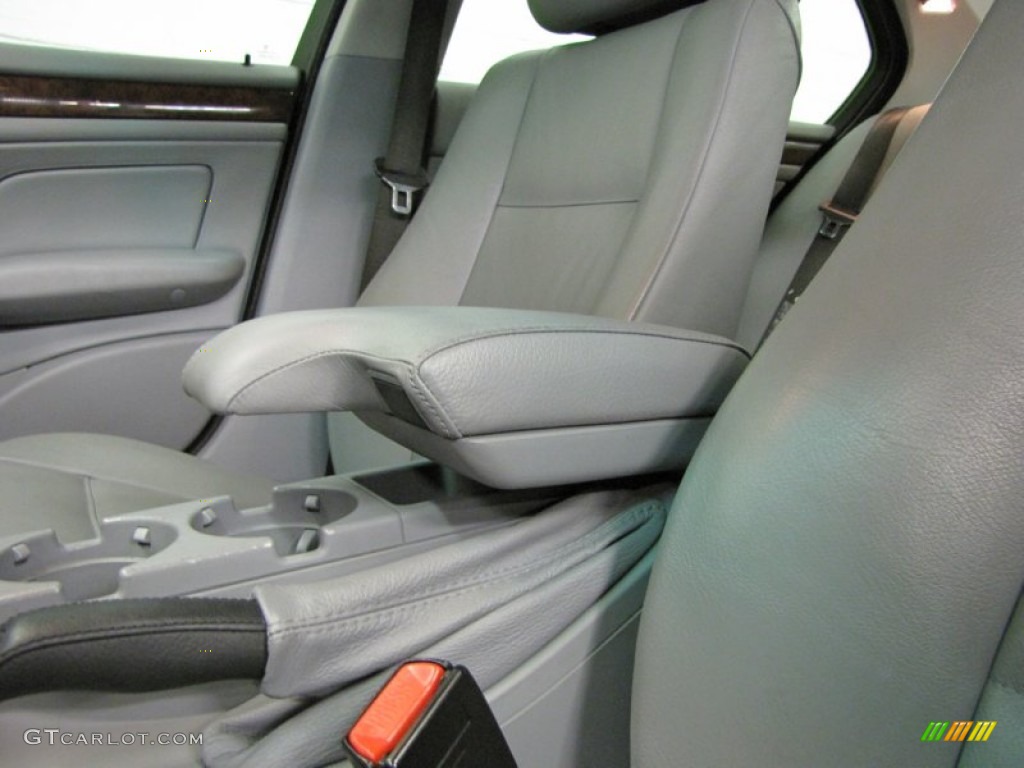 2004 3 Series 325i Sedan - Steel Blue Metallic / Grey photo #27