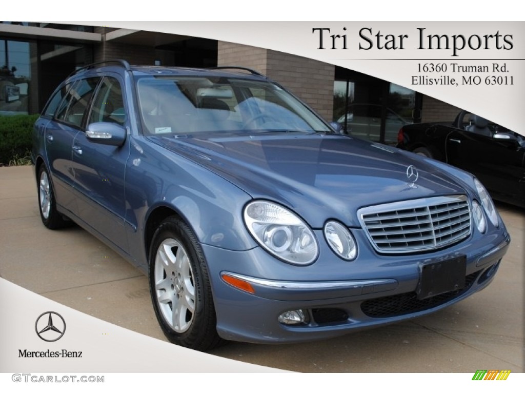 Platinum Blue Metallic Mercedes-Benz E