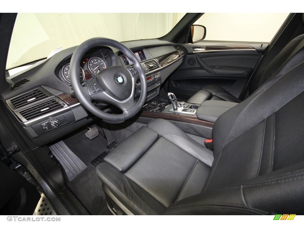 Black Interior 2011 BMW X5 xDrive 35i Photo #71743100