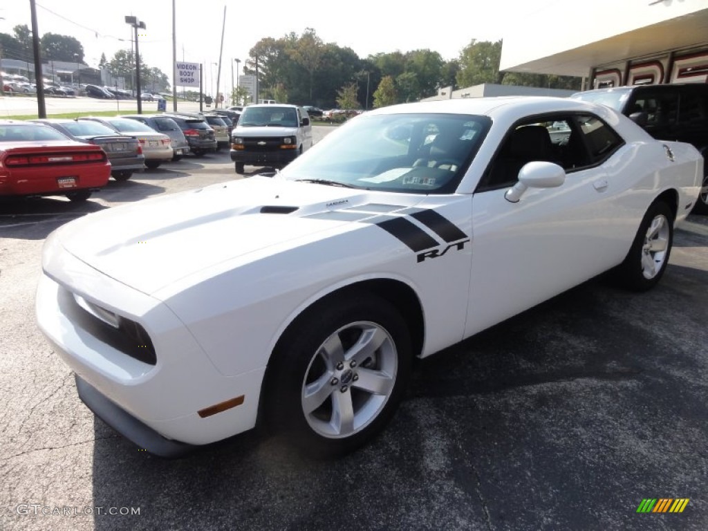 2011 Challenger R/T Plus - Bright White / Dark Slate Gray photo #2