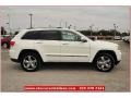 2011 Stone White Jeep Grand Cherokee Overland 4x4  photo #7