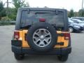 2013 Dozer Yellow Jeep Wrangler Unlimited Rubicon 4x4  photo #7