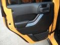 Black 2013 Jeep Wrangler Unlimited Rubicon 4x4 Door Panel