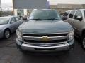 2009 Blue Granite Metallic Chevrolet Silverado 1500 LT Extended Cab 4x4  photo #2