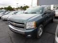 2009 Blue Granite Metallic Chevrolet Silverado 1500 LT Extended Cab 4x4  photo #3