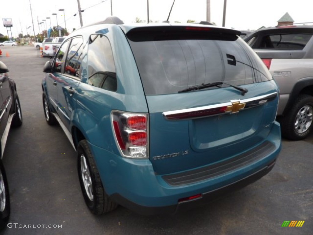 2008 Equinox LS - Golden Teal Metallic / Light Gray photo #3