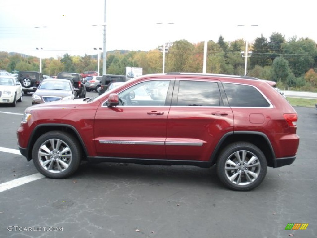 2013 Grand Cherokee Laredo X Package 4x4 - Deep Cherry Red Crystal Pearl / Black photo #1