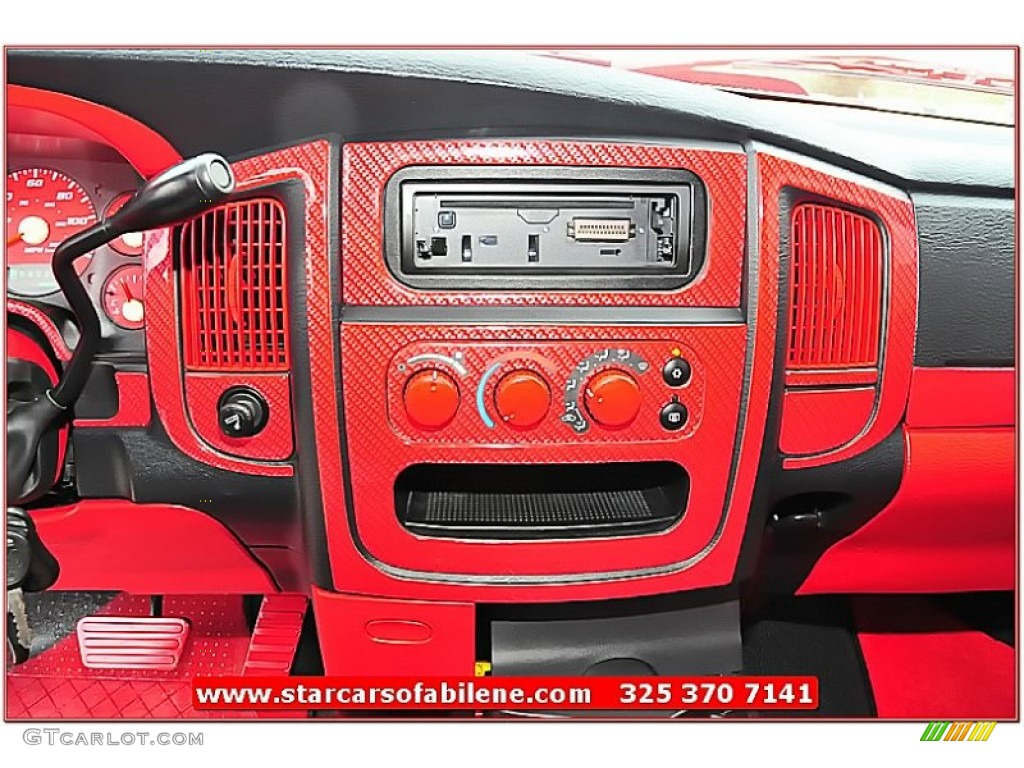 2005 Ram 1500 SLT Quad Cab 4x4 - Flame Red / Dark Slate Gray photo #52