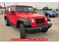 Flame Red - Wrangler Unlimited Rubicon 4x4 Photo No. 8