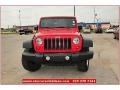 2011 Flame Red Jeep Wrangler Unlimited Rubicon 4x4  photo #9