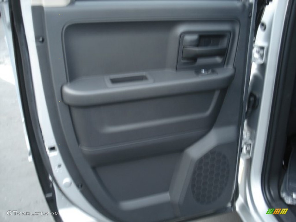 2012 Ram 1500 Express Quad Cab 4x4 - Bright Silver Metallic / Dark Slate Gray/Medium Graystone photo #14