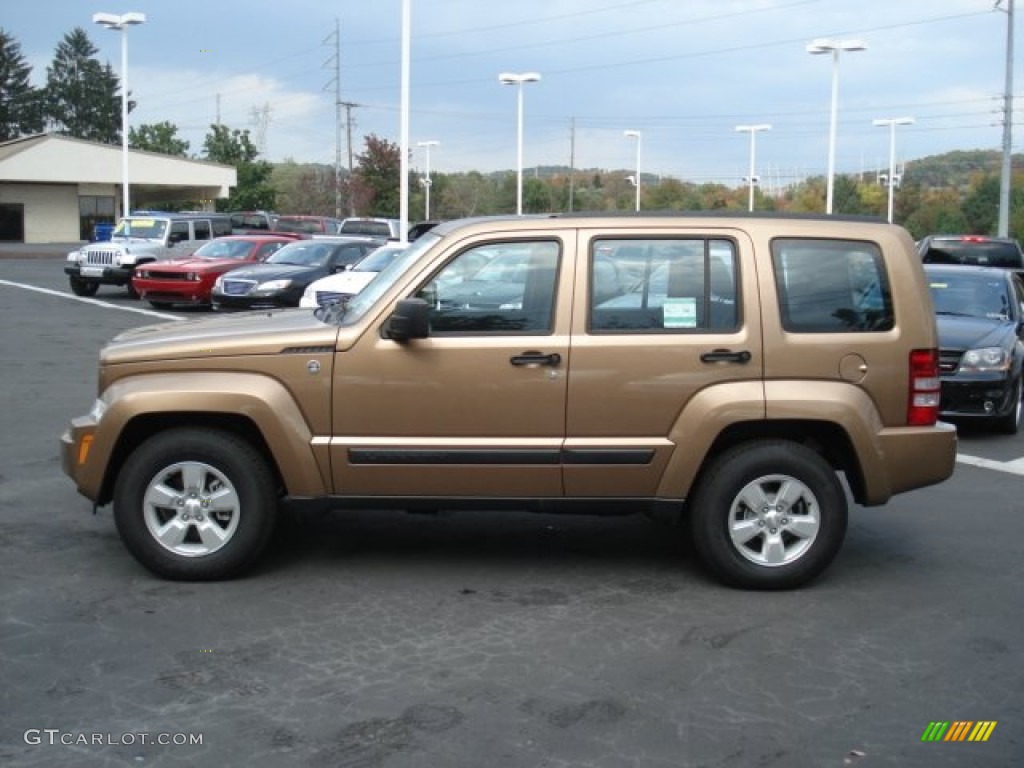 2012 Liberty Sport 4x4 - Canyon Brown Pearl / Dark Slate Gray photo #1