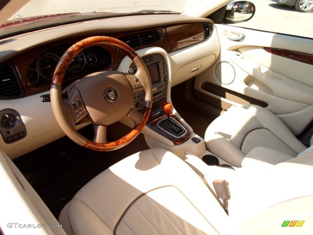 2007 X-Type 3.0 - Chili Red Metallic / Ivory photo #10