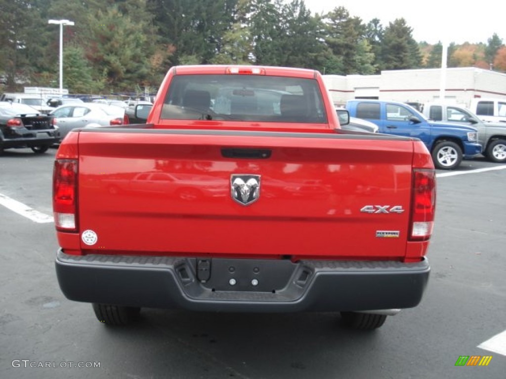 2012 Ram 1500 ST Regular Cab 4x4 - Deep Molten Red Pearl / Dark Slate Gray/Medium Graystone photo #7