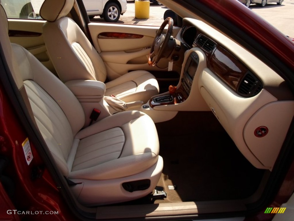 2007 X-Type 3.0 - Chili Red Metallic / Ivory photo #14