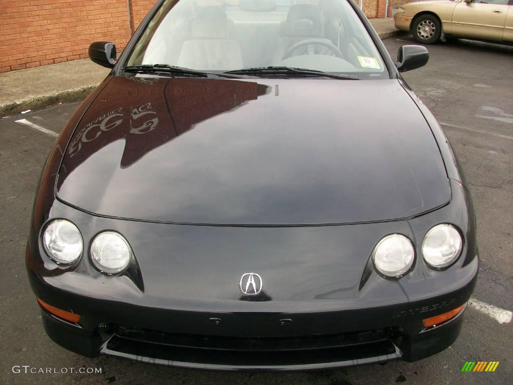 2001 Integra LS Coupe - Nighthawk Black Pearl / Parchment photo #1