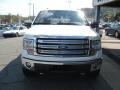 2013 White Platinum Metallic Tri-Coat Ford F150 Lariat SuperCab 4x4  photo #3