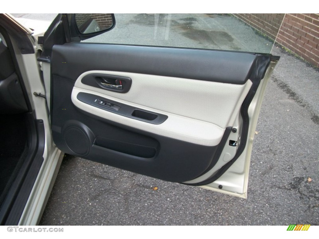 2005 Saab 9-2X Aero Wagon Black Door Panel Photo #71751822