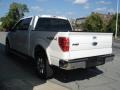 2013 White Platinum Metallic Tri-Coat Ford F150 Lariat SuperCab 4x4  photo #6