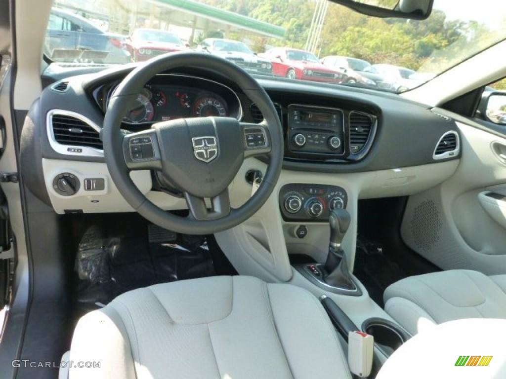 2013 Dart SXT - Tungsten Metallic / Black/Light Diesel Gray photo #12