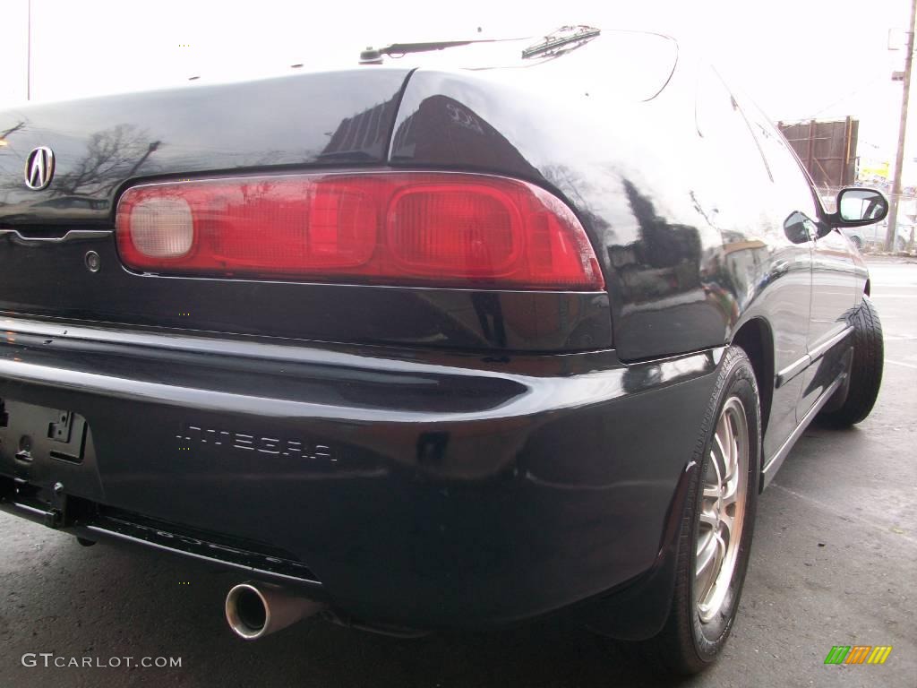 2001 Integra LS Coupe - Nighthawk Black Pearl / Parchment photo #18