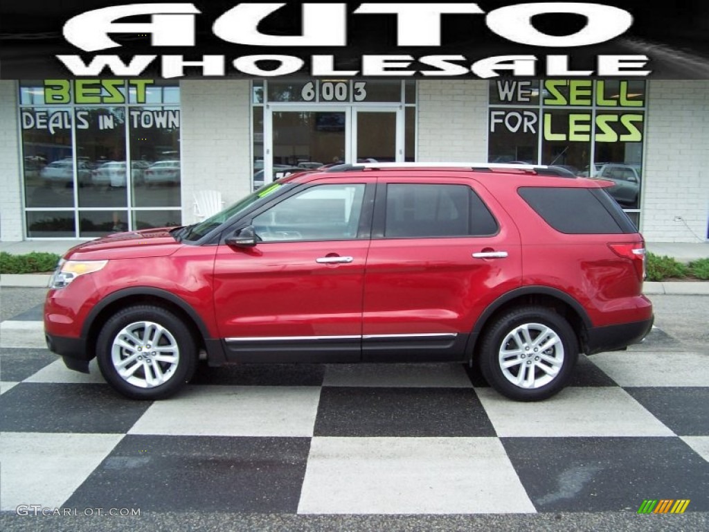 Red Candy Metallic Ford Explorer