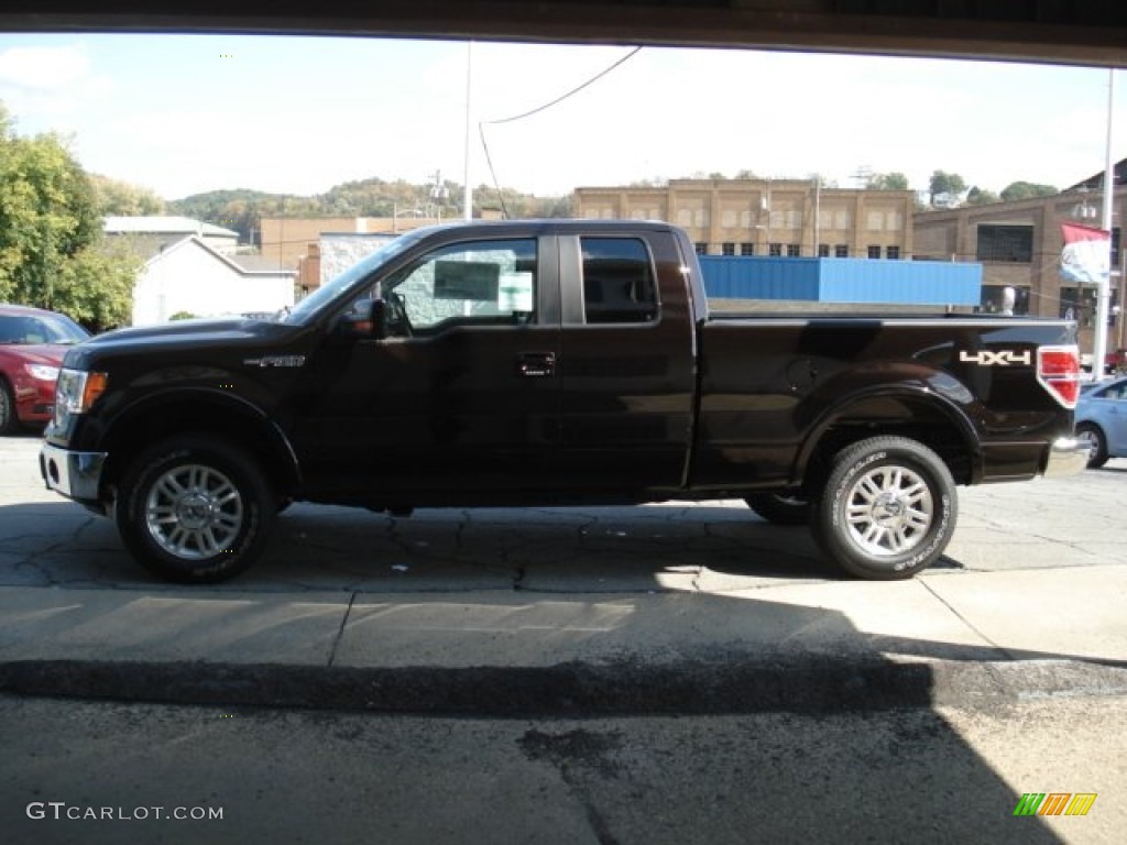 2013 F150 Lariat SuperCab 4x4 - Kodiak Brown Metallic / Adobe photo #5