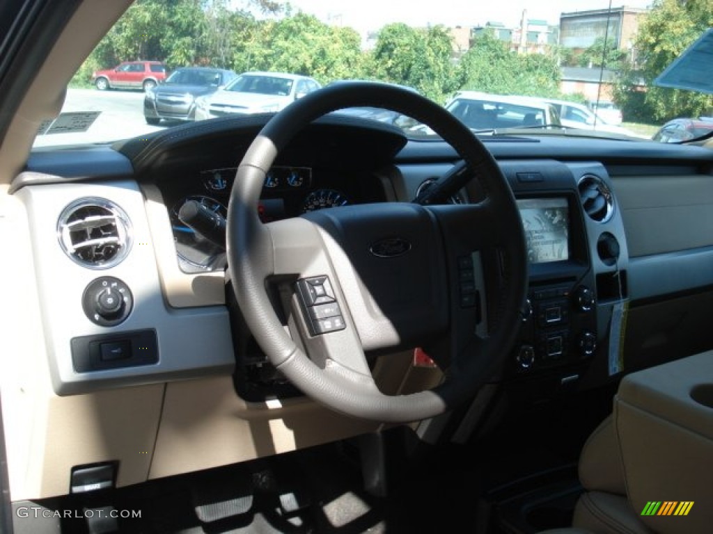 2013 F150 Lariat SuperCab 4x4 - Kodiak Brown Metallic / Adobe photo #10