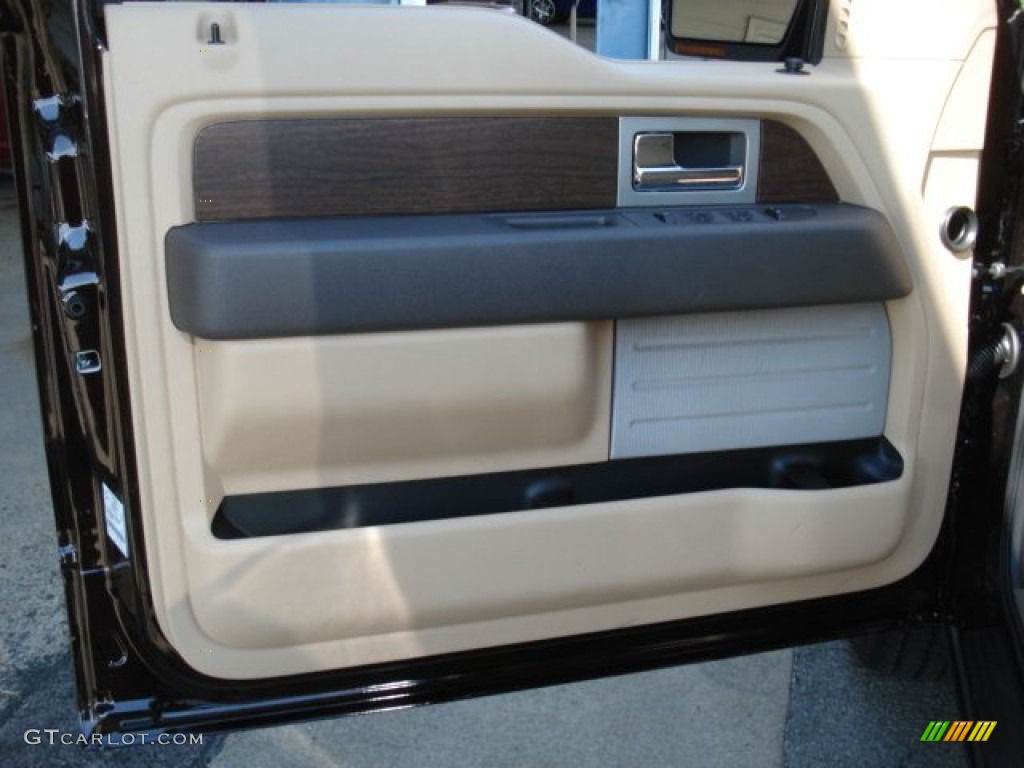 2013 F150 Lariat SuperCab 4x4 - Kodiak Brown Metallic / Adobe photo #12