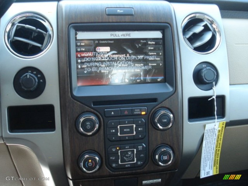 2013 F150 Lariat SuperCab 4x4 - Kodiak Brown Metallic / Adobe photo #16