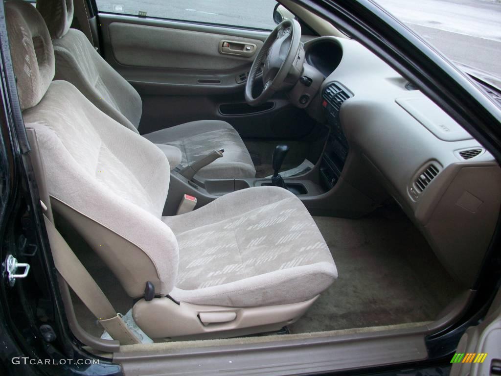 2001 Integra LS Coupe - Nighthawk Black Pearl / Parchment photo #24