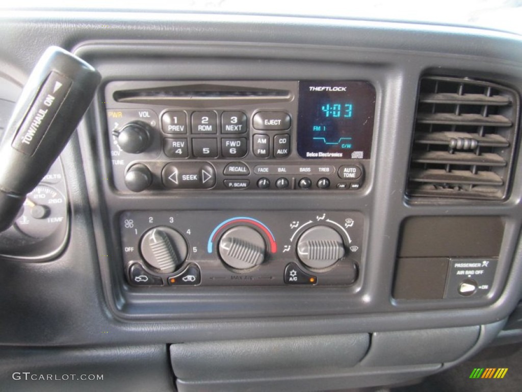 2002 Silverado 2500 LS Extended Cab 4x4 - Light Pewter Metallic / Graphite photo #12