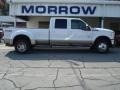 2012 Oxford White Ford F350 Super Duty Lariat Crew Cab 4x4 Dually  photo #1